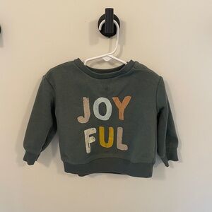 Little Co by Lauren Conrad Joyful sweatshirt 12m